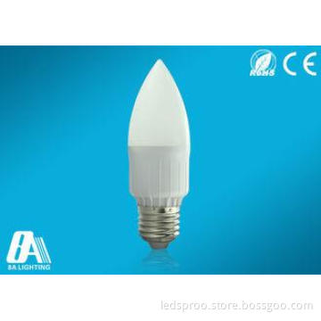 180 Degree Frosted E27 Candle LED Replacement Light Bulbs 3